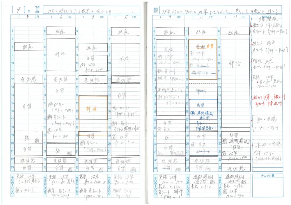 【五位堂の個別指導塾はKEC】RMと３色ボールペンで定期テスト対策